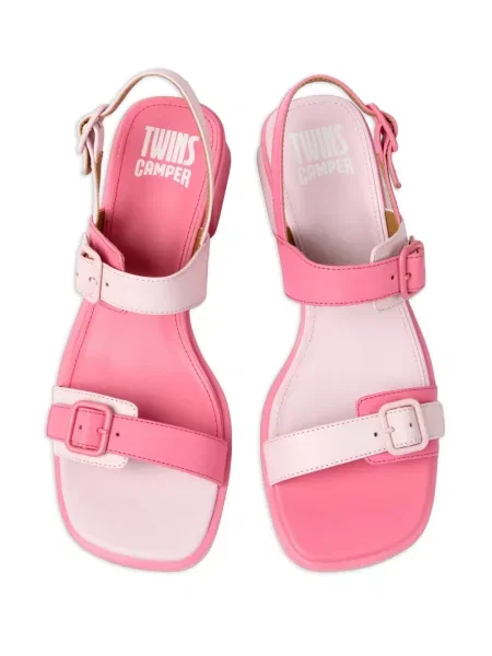 Sandale Camper cu cataramă roz