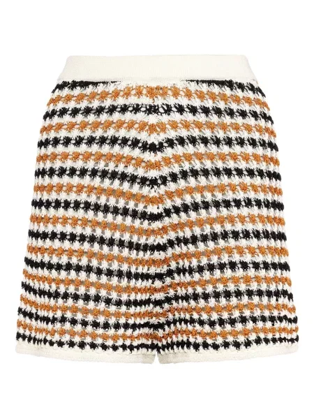 Pantaloni scurți Eres cu dungi alb