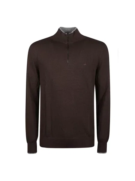 Sweter Michael Kors wełniany brązowy