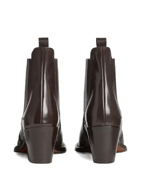 Cizme scurte Dsquared2 cowboy maro