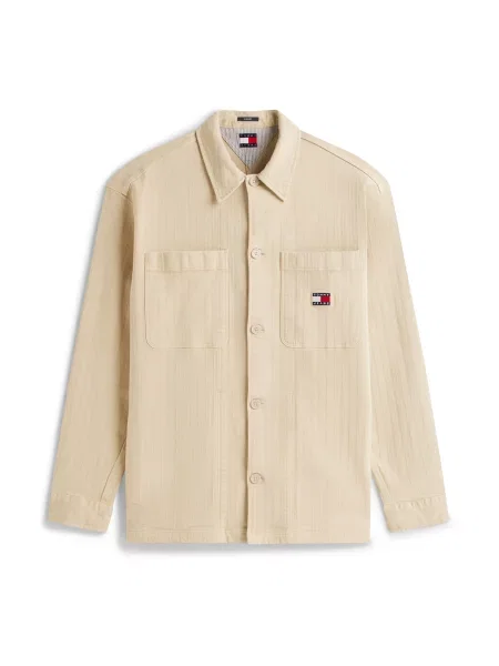 Tommy Jeans Geacă de primăvară-toamnă ESSENTIAL' bej