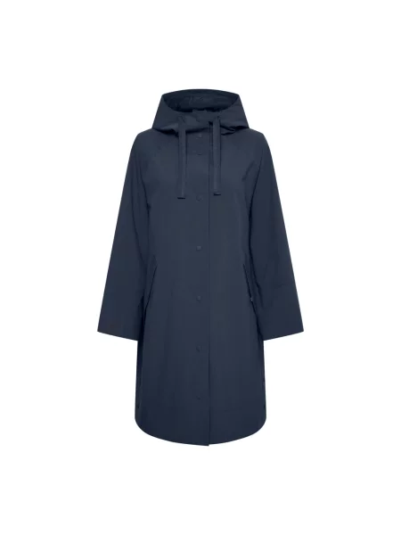 Kurtka Part Two z kapturem niebieska