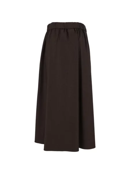 Midi-suknja Weekend Max Mara smeđa