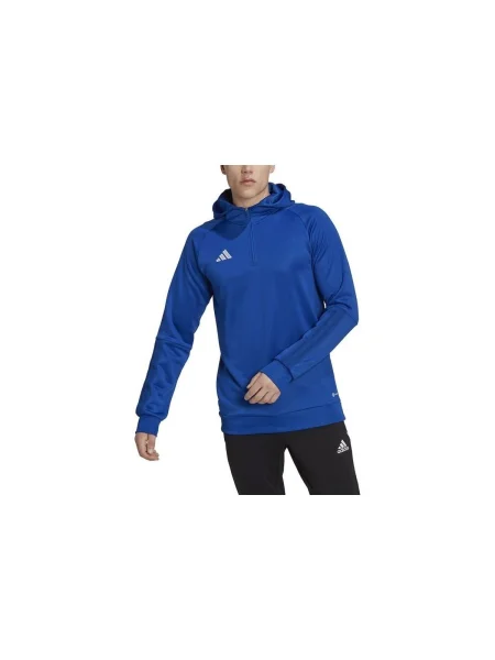 Kapucnis melegítő felső Adidas kék