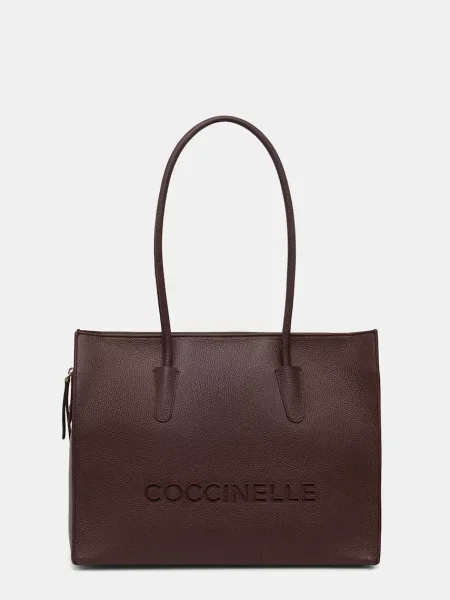 Coccinelle geantă shopper pentru femei din piele
