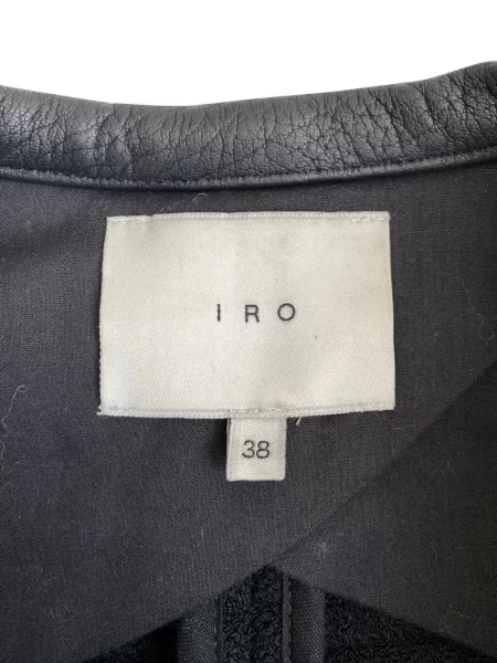 Geanta de piele Iro negru