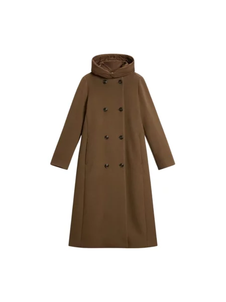 Płaszcz Woolrich brązowy