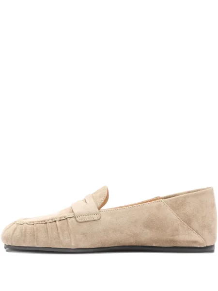 Pantofi loafer Stuart Weitzman plisate