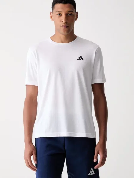 Adidas Performance t-shirt γυμναστικής ανδρικό Essentials Feelready λευκό