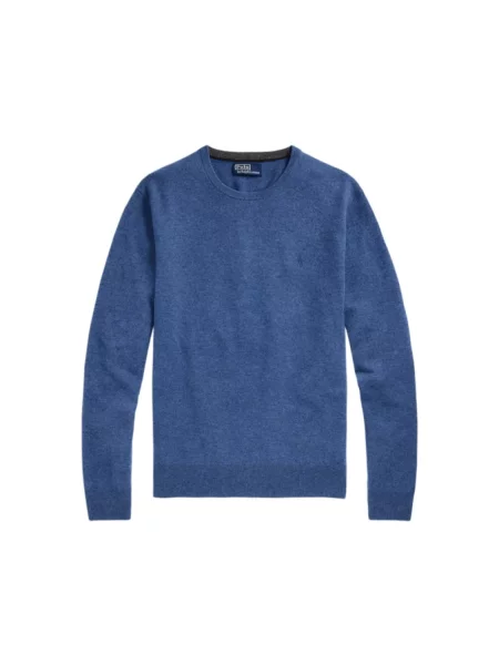 Sweter Polo Ralph Lauren wełniany niebieski