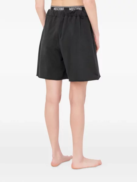 Σορτς Moschino με αυτόγραφο μαύρο
