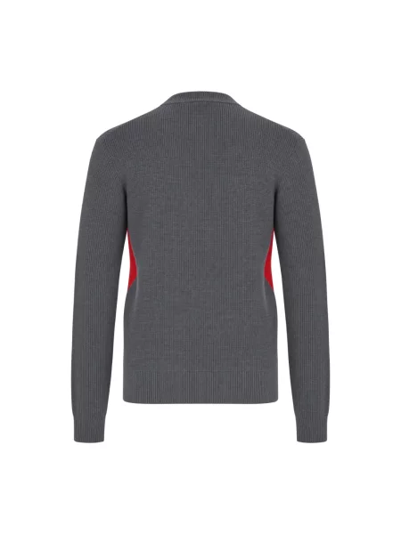 Sweter Ballantyne szary