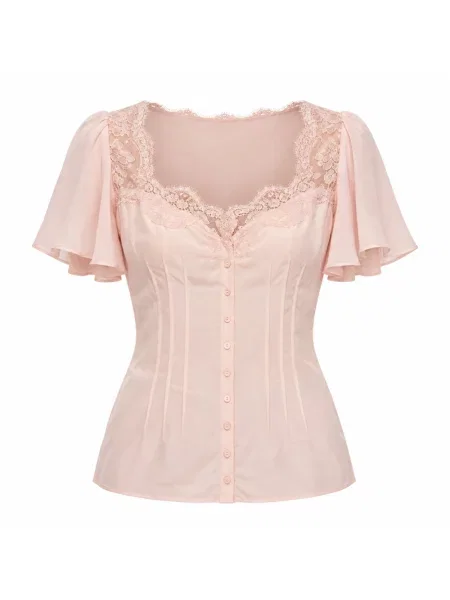 Bluzka Dolce And Gabbana różowa