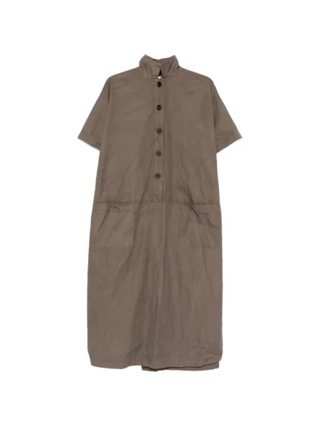 Sukienka midi Ricorrrobe do kolan garniturowa szara