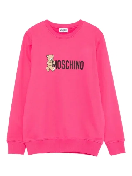 Bluza dziecięca Moschino różowa