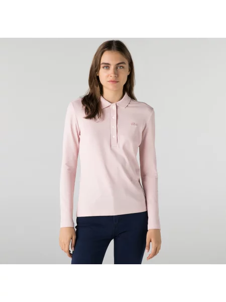Поло Lacoste розовое
