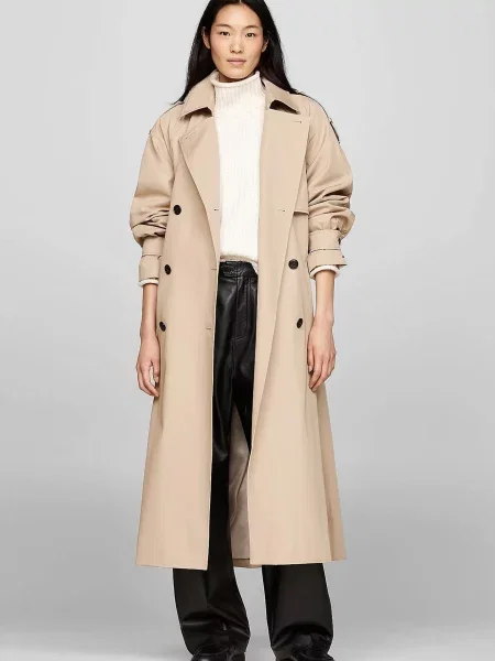 Тренч Tommy Hilfiger бежевий