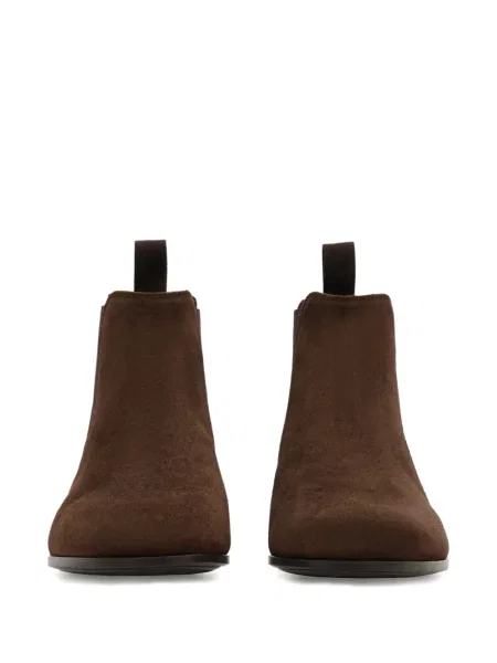 Botine chelsea Ferragamo maro