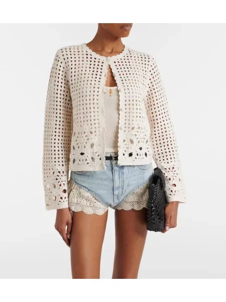 Cardigan Frame alb