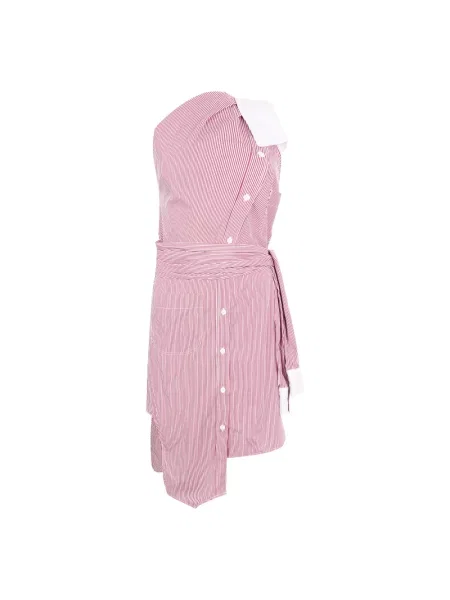 Sukienka Moschino w paski różowa
