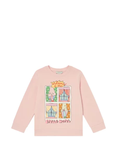 Dětské svetr Stella Mccartney růžový