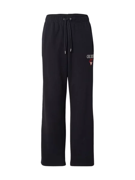 GUESS JEANS Pantaloni BAKER roșu / negru alb