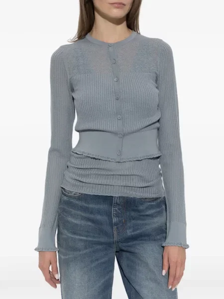Vestă Chloé de lână albastru