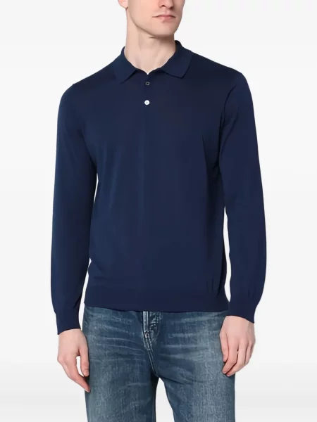 Tricou polo Drumohr albastru