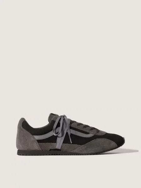 Кожаные кеды Vans черные