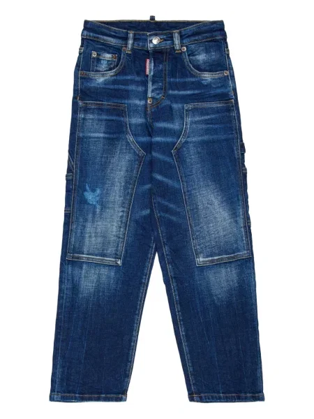 Jeansy dziecięce Dsquared2 niebieskie
