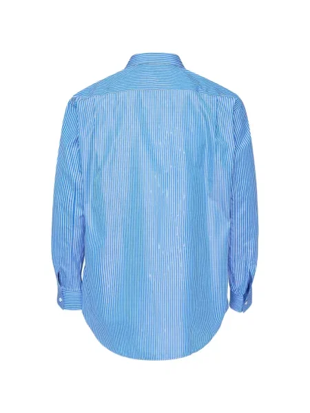 Cămașă Comme Des Garçons Shirt cu dungi albastru