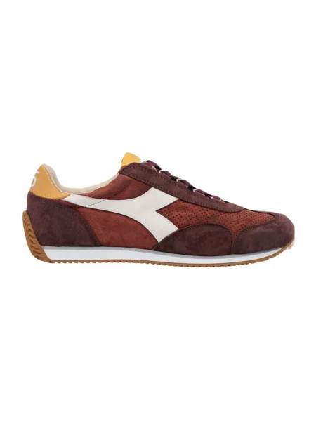 Sneakersy Diadora zamszowe brązowe