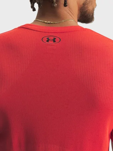 Бесшовная спортивная футболка Under Armour красная