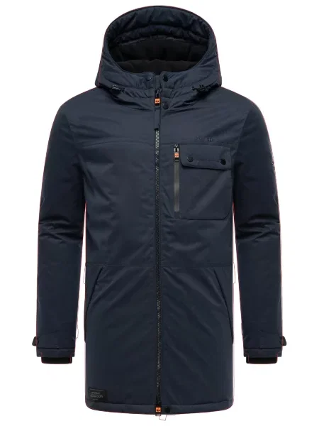 STONE HARBOUR Palton de iarnă Fintaan bleumarin