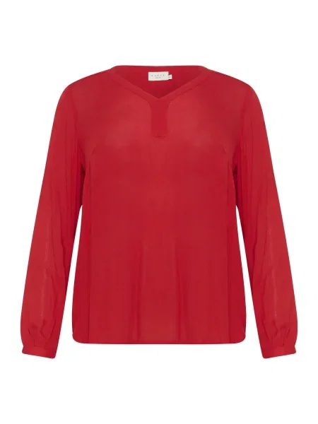 KAFFE CURVE Bluză KCAmi' roșu