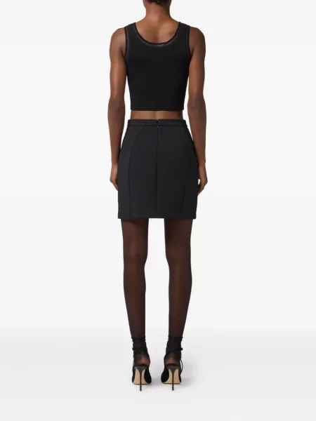 Fusta mini Elisabetta Franchi negru