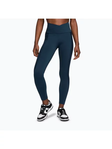 Legginsy Nike One Wrap High-Waist armory navy granatowe