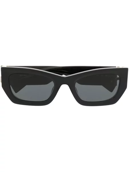 Ochelari de soare Miu Miu Eyewear cu autograf negru