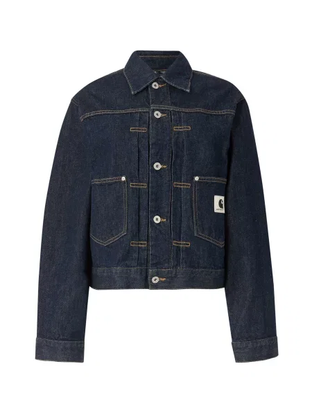 Carhartt WIP Geacă de primăvară-toamnă Belmar închis albastru