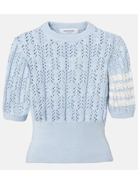 Pulover Thom Browne albastru