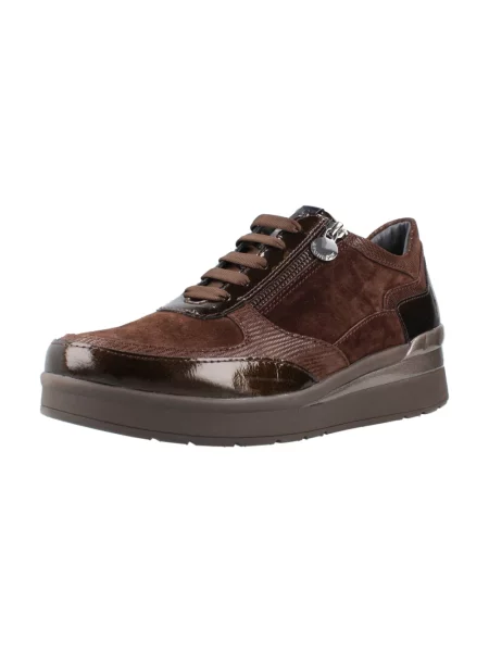 Sneakersy Stonefly skórzane brązowe