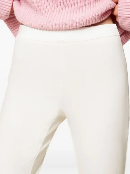Pantaloni Twinset din satin alb