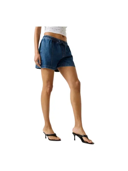 Guess Jeans szorty jeansowe niebieskie