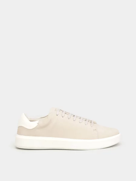 Geox Кеди низькі Поліестер/шкіра бежевий