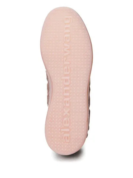 Sneakerși Alexander Wang din piele de căprioară roz