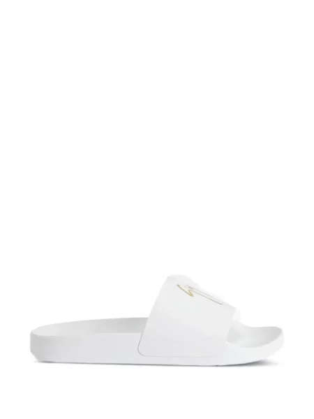Papuci Giuseppe Zanotti din piele alb