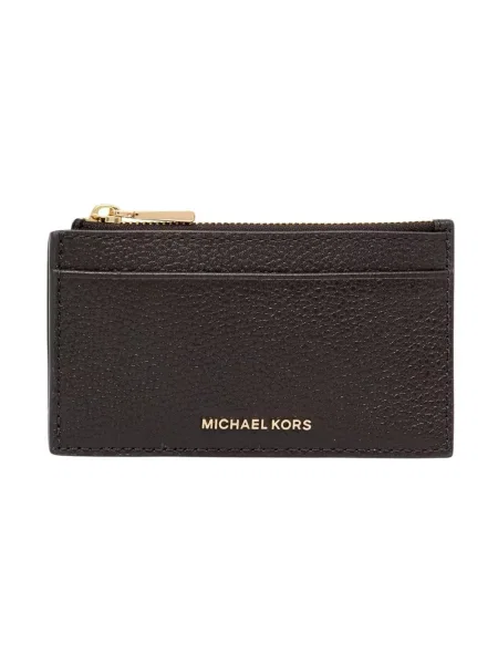 MICHAEL Michael Kors Etui na karty kredytowe ciemny brązowy