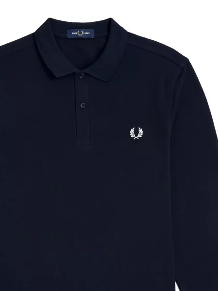 Lung tricou polo Fred Perry albastru