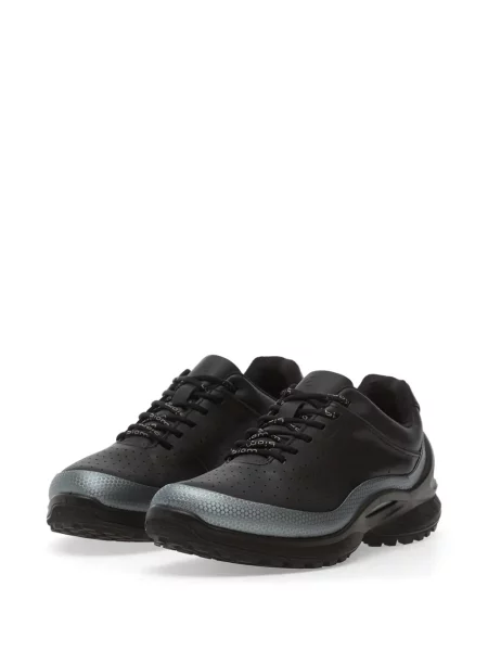Sneakerși Ecco din piele negru
