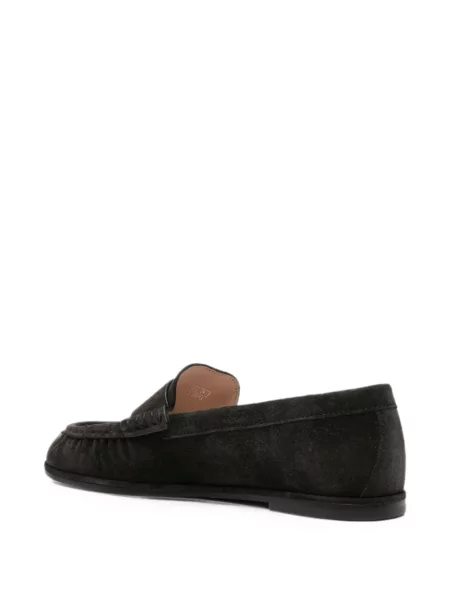 Chiloți Stuart Weitzman din piele de căprioară slip-on negru